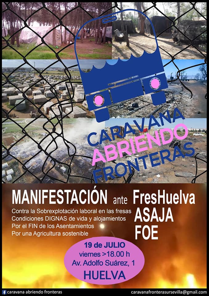 CARAVANA ABRIENDO FRONTERAS EN HUELVA