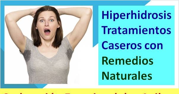 Remedios para la hiperhidrosis axilar