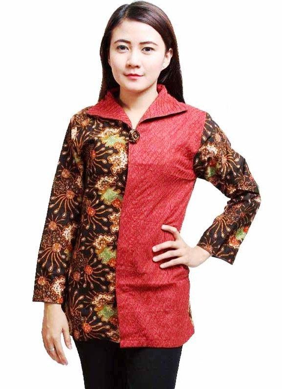 Model Baju Batik Kantor Wanita Lengan Panjang Model Baju Batik Kantor Wanita Lengan Panjang