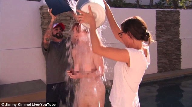 Kathy Griffin Strips Naked For Als Ice Bucket Challenge With A J