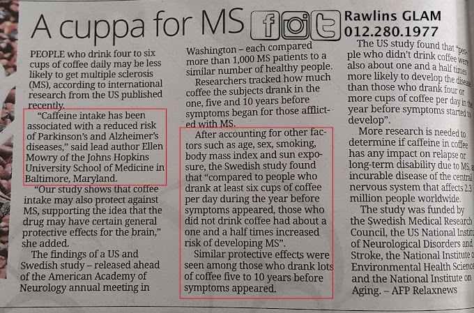  A Cuppa For Multiple Sclerosis