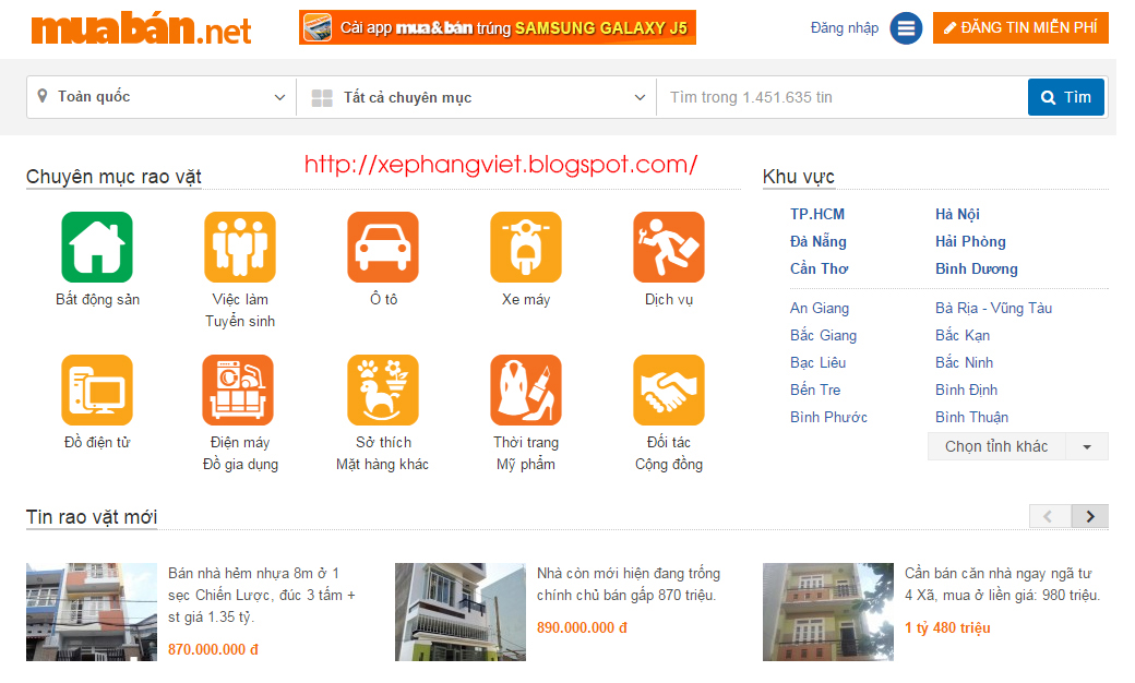 Danh sách tổng hợp các website rao vặt tốt nhất và hiệu quả nhất Việt ...