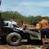 Quadrilha Intercepta e explode carro forte na BR-235