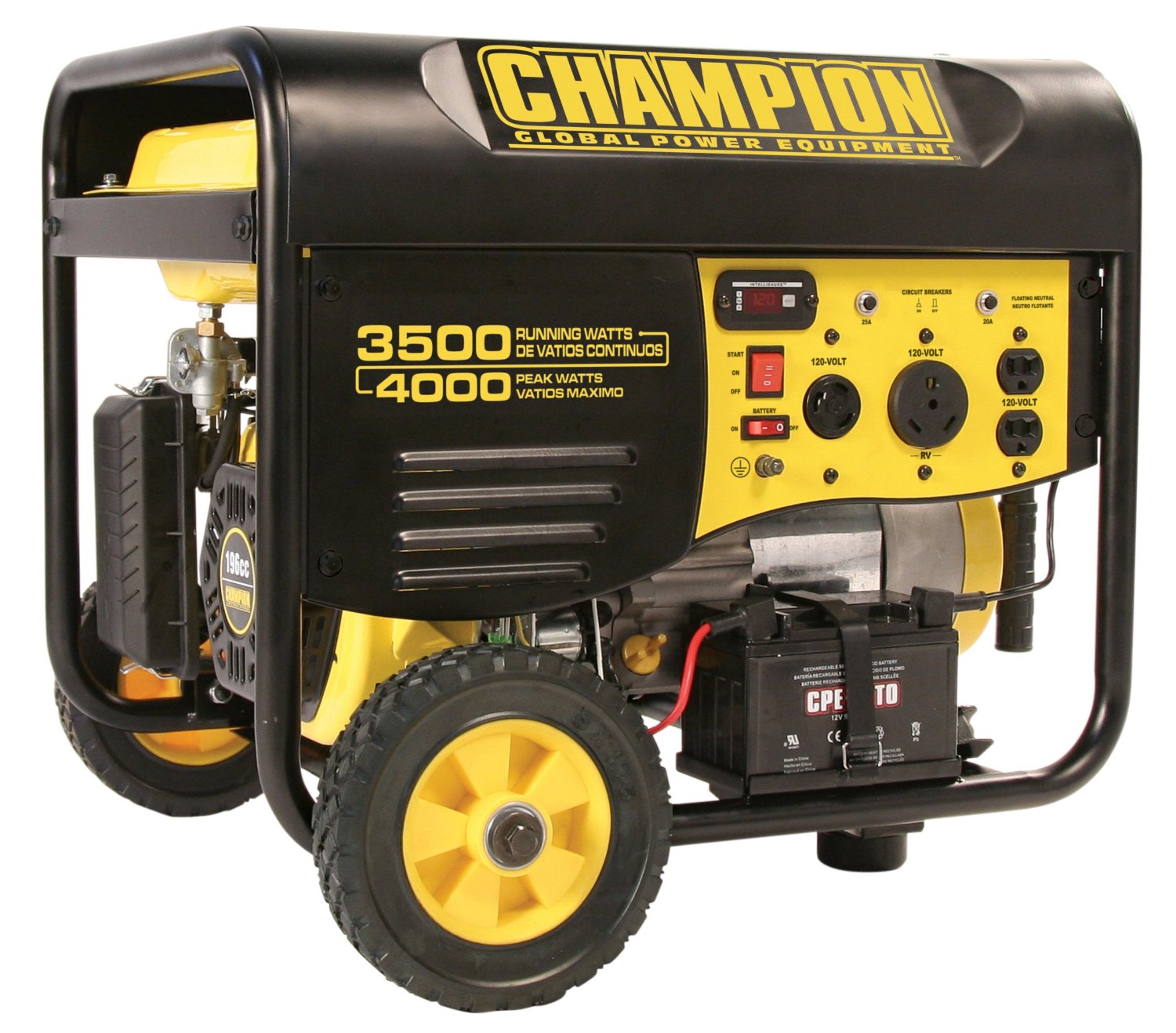 Champion Power Equipment 46539 4,000 Watt 196cc 4Stroke Gas Powered