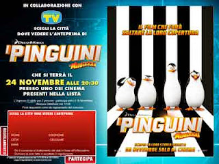 al cinema con sorrisi anteprima I Pinguini di Madagascar