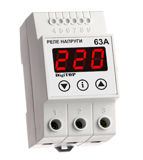 Однофазное реле контроля напряжения