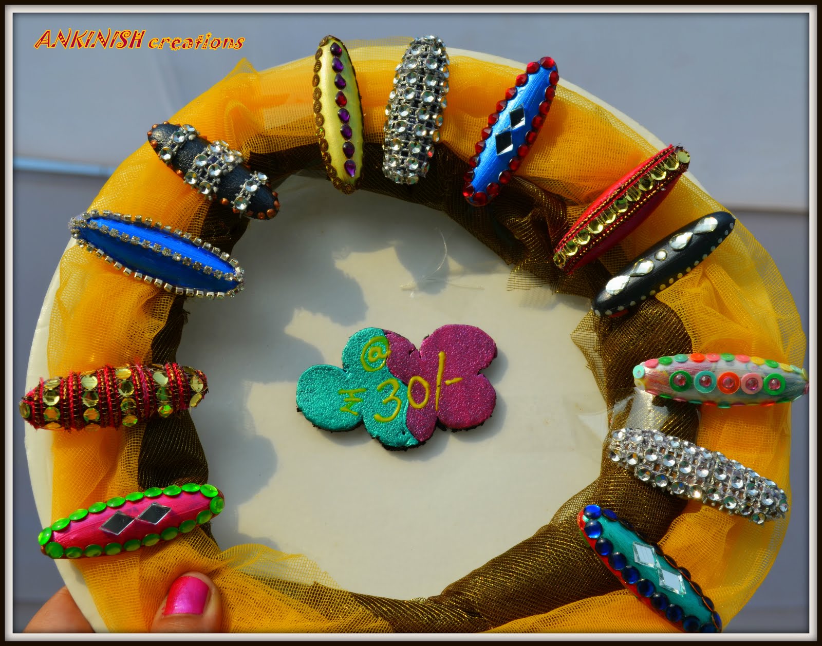 ANKINISH Creations Designer Saree Pins