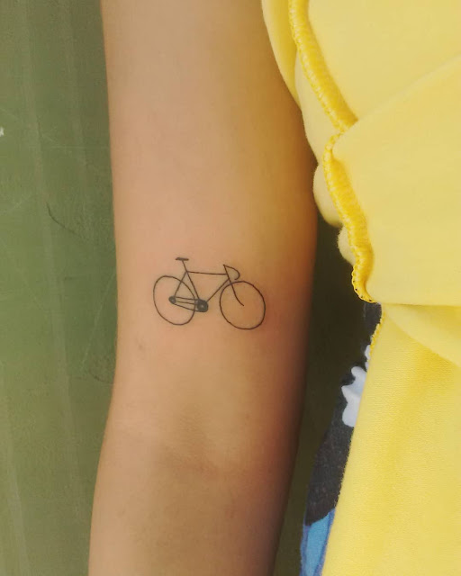 Tatuagem de bicicleta Tatuagem de bicicleta