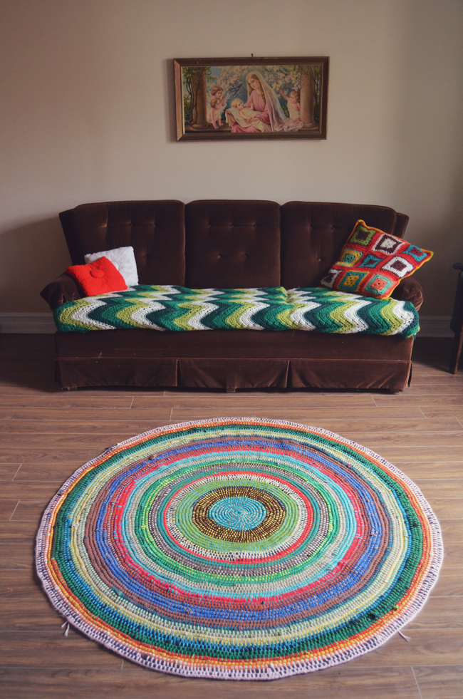 Spotted Gazelle Quick & Easy Crocheted Rag Rug