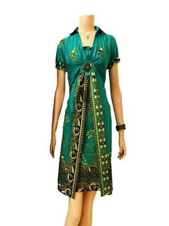 Baju Batik Modern Dress