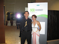 Jason Geh and singer at the CIO Summit