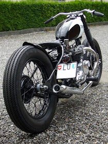Cafe Racer Special: Triumph Bobber Black & White by Fredy