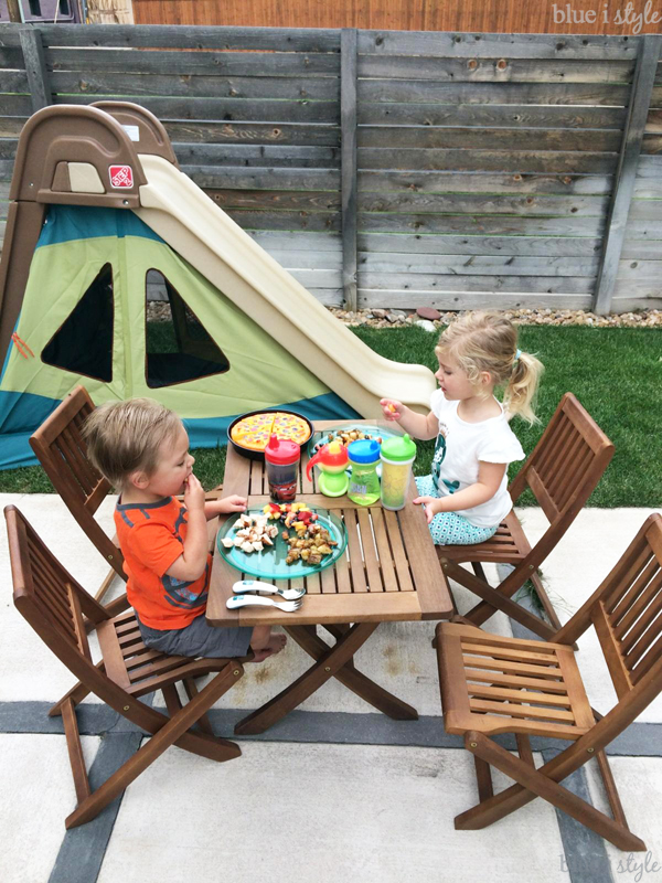 {outdoor style} Backyard Evolution Part 3 - A Colorful Patio Designed for Entertaining | Blue i ...