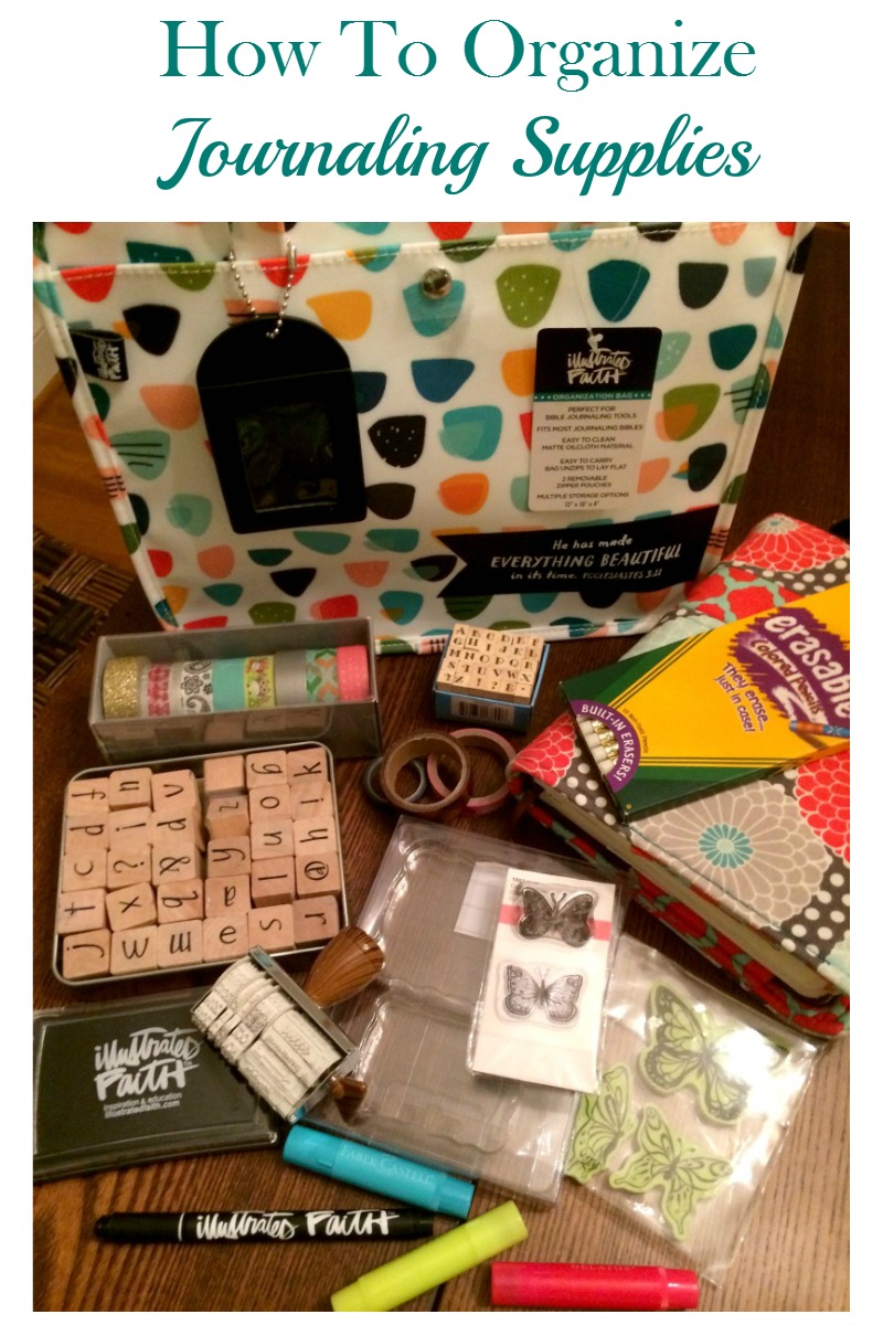 Real Girl's Realm: Bible Journaling - Organizing Your Supplies