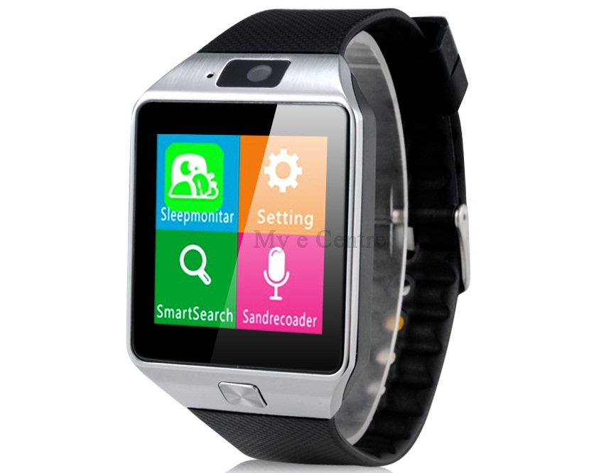 Jual Smart Watch Phone with Sleeping Monitoring, Anti Lost, Remote Camera and SIM Card Slot(Black)
