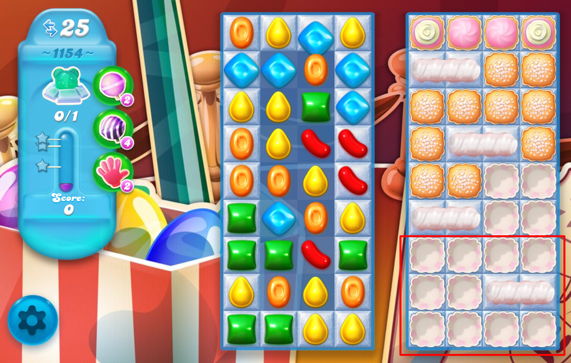 Candy Crush Soda Saga level 1154 Candy Crush Soda Saga level 1154