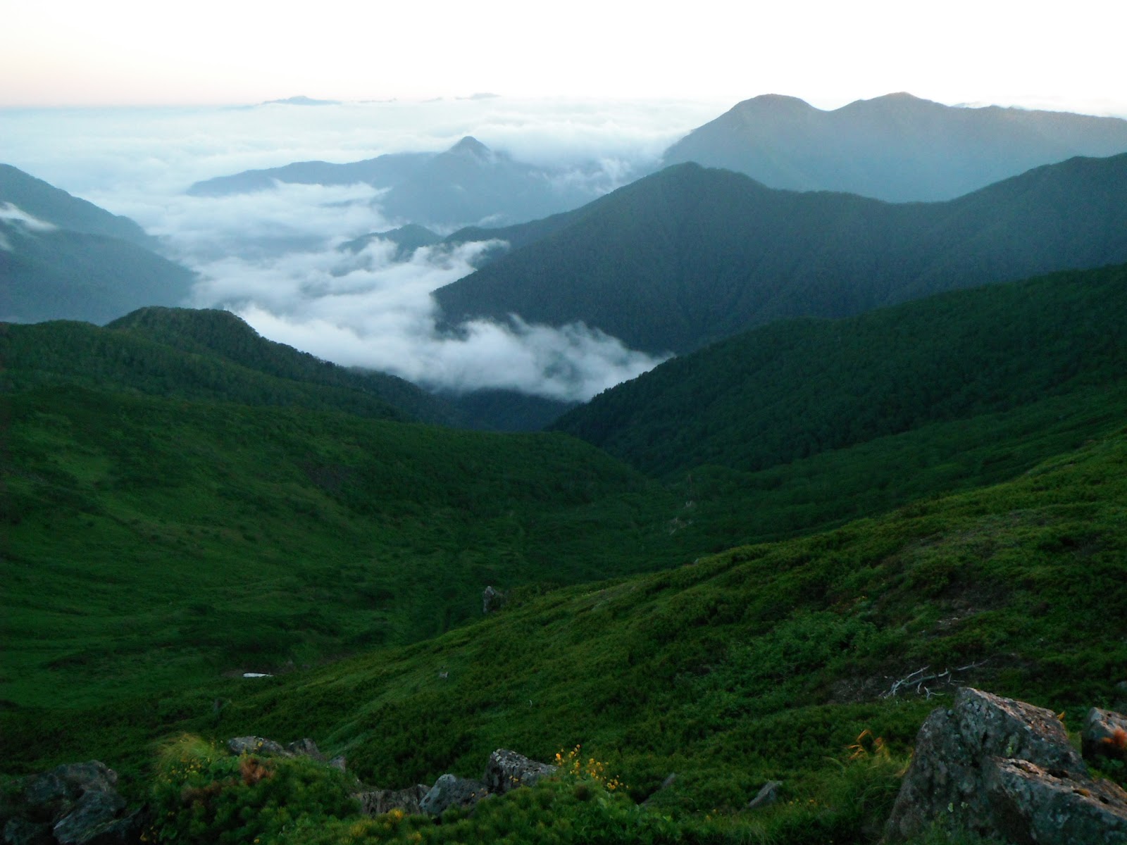 山旅三昧 北戸蔦別から1967峰往復そして下山