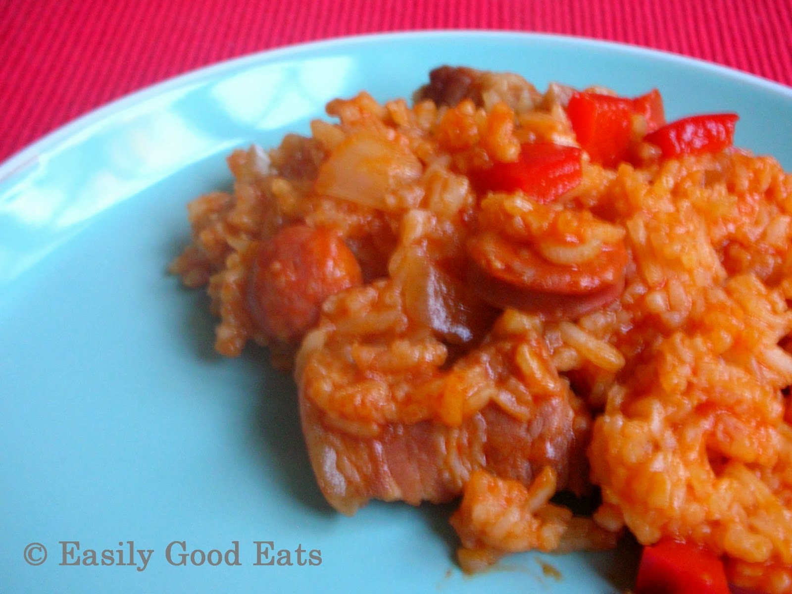 Easily Good Eats: Chorizo and Pork Jambalaya Recipe