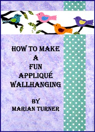 My second eBook - How to Make a Fun Applique Wallhanging