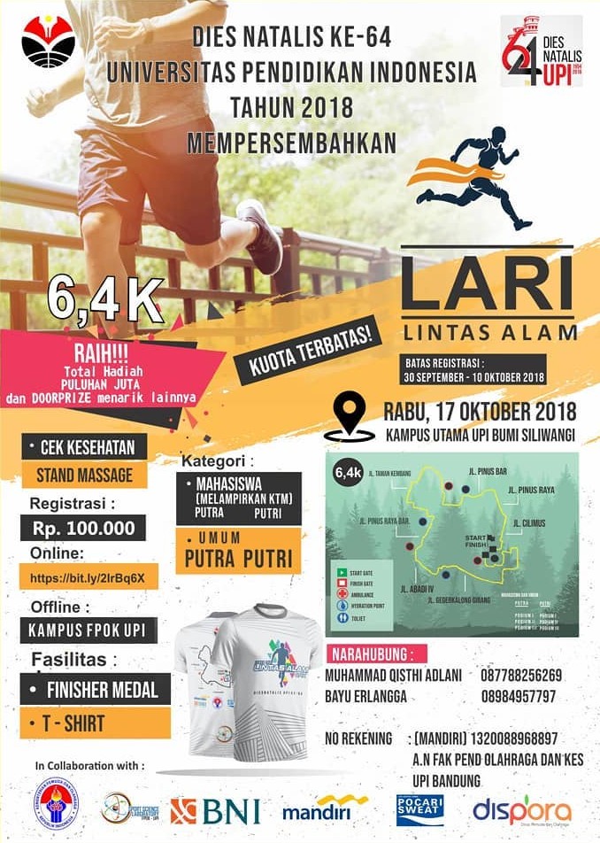 Lari Lintas Alam UPI • 2018 Lari Lintas Alam UPI • 2018