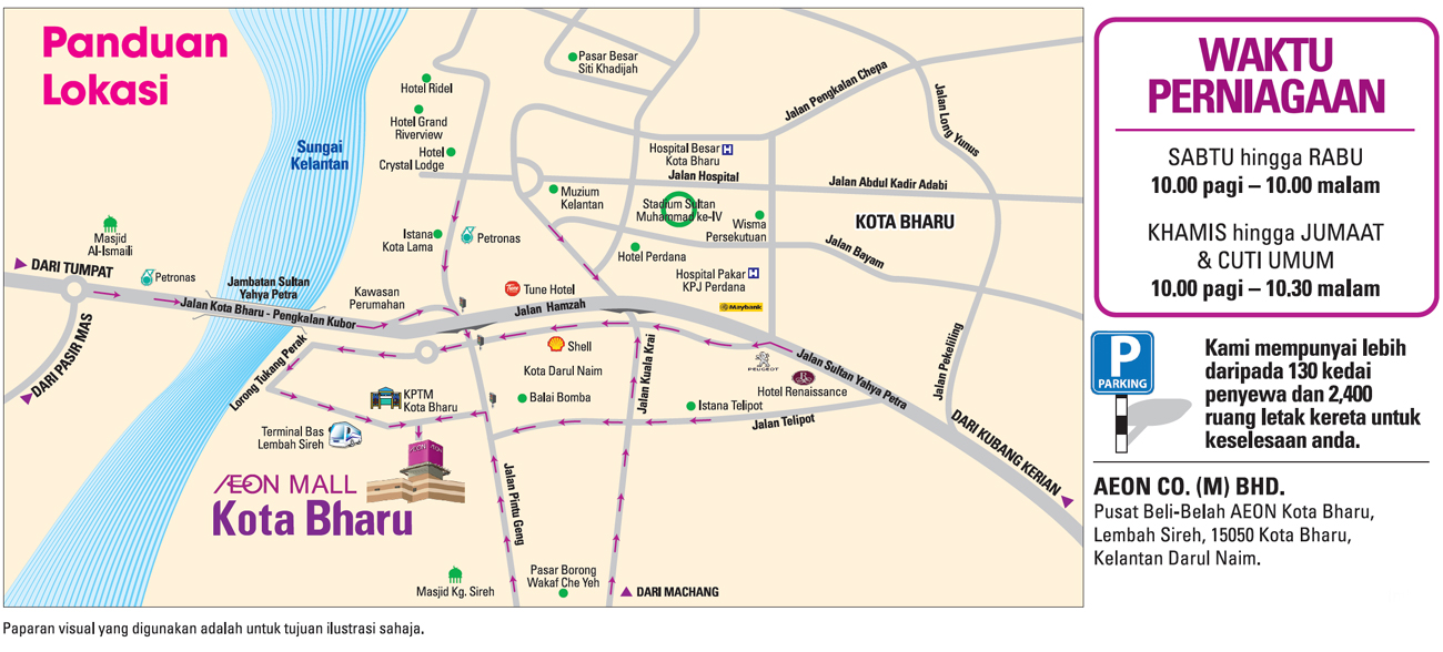 ♥ nurhuda ismail ♥ Fakta mengenai pembukaan AEON Mall Kota Bharu