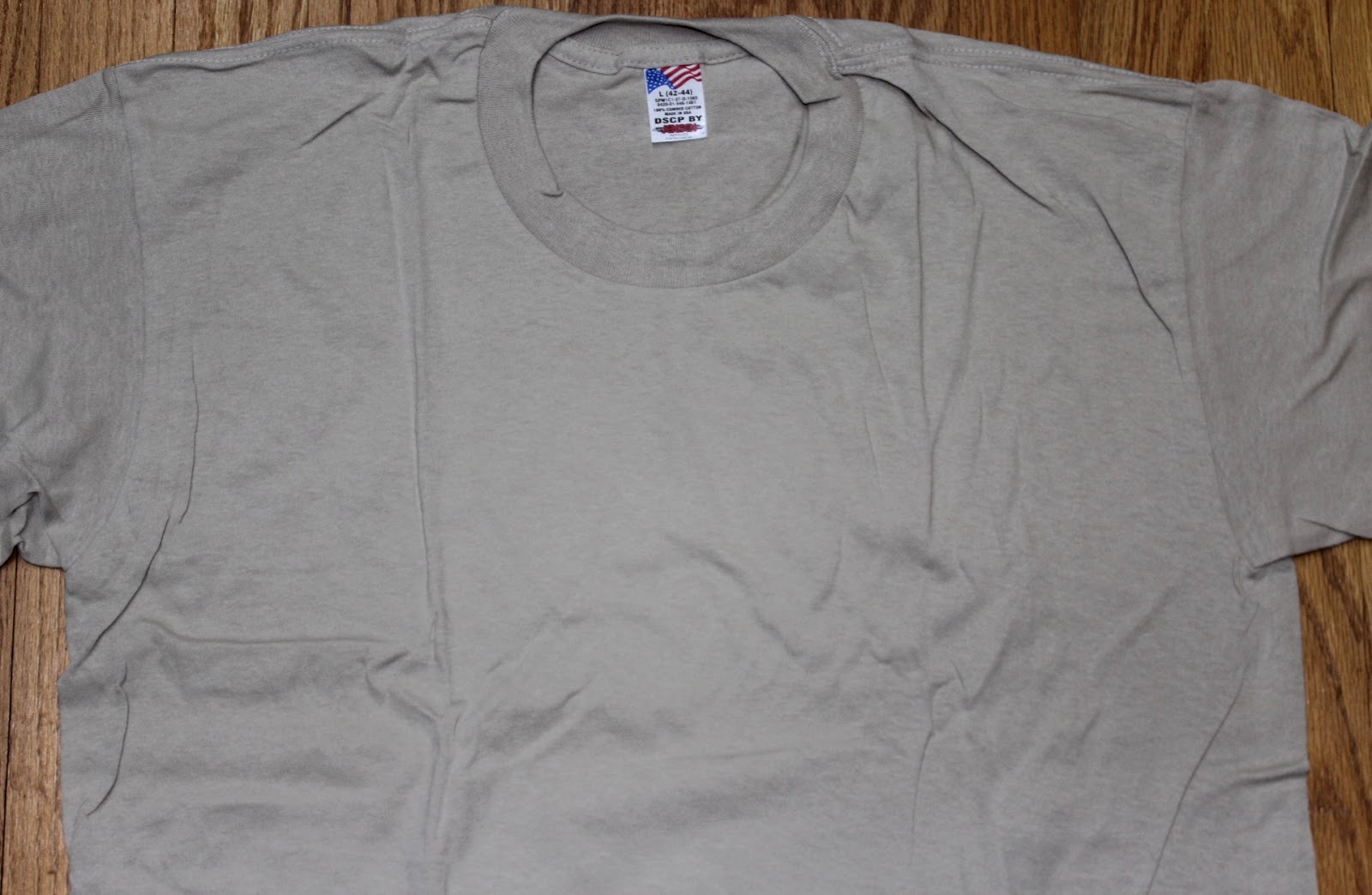 New Military Issue DSCP Navy T-Shirt Size XXL 100% Cotton NAVY BLUE USA 5