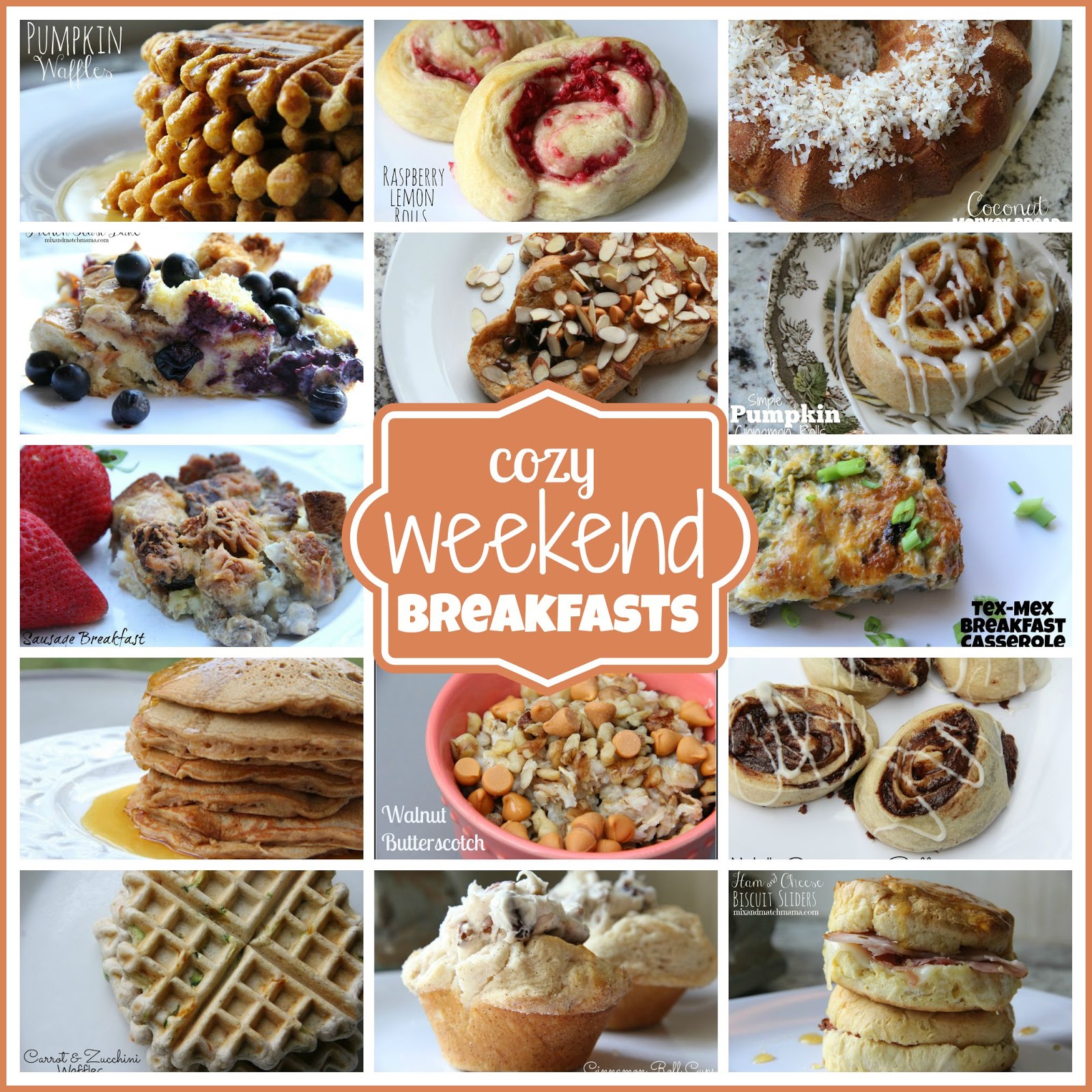 Cozy Weekend Breakfasts Mix And Match Mama