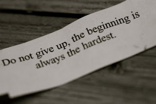 Dont give up at the beginning - Inspirational Positive Quotes with Images