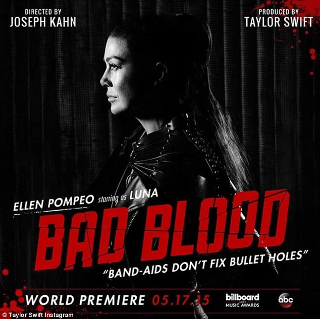 Ellen Pompeo as 'Luna' for Bad Blood