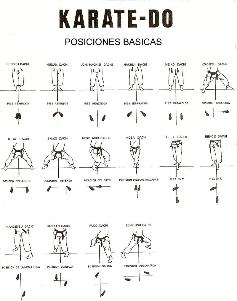 KARATÊDO TÉCNICAS BASE
