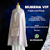 Mukena Vip Purple Line Flower