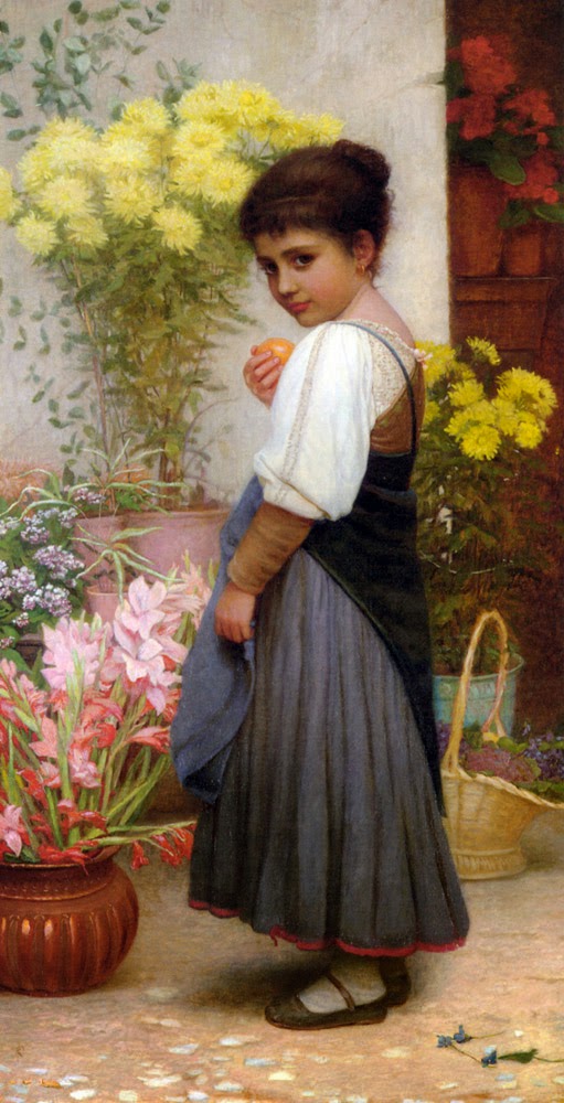 The Flower Merchant, Kate Dickens Perugini The Flower Merchant, Kate Dickens Perugini