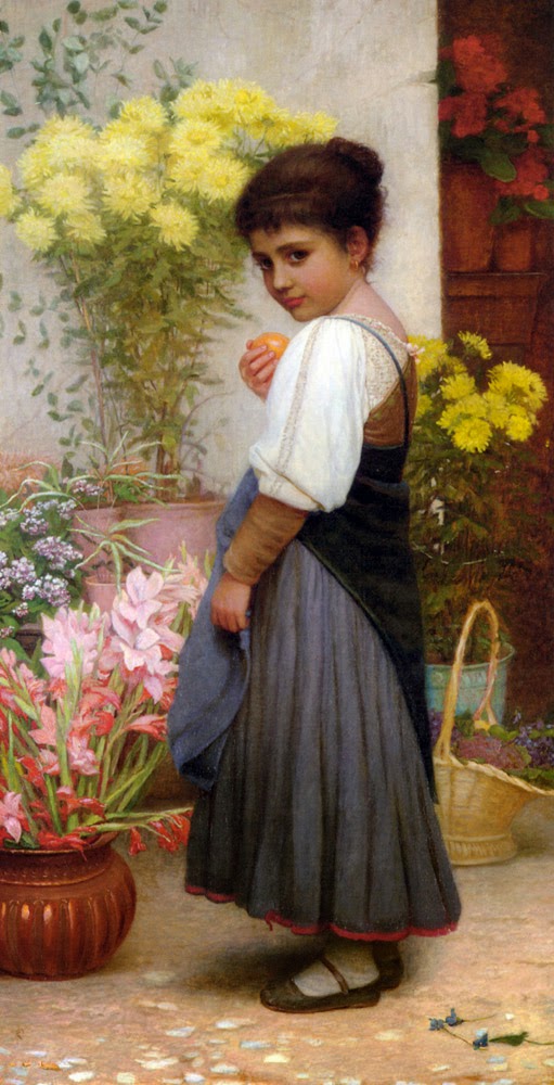 The Flower Merchant, Kate Dickens Perugini