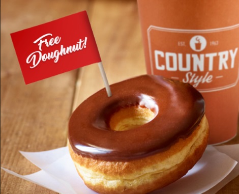 Country Style Free Doughnut