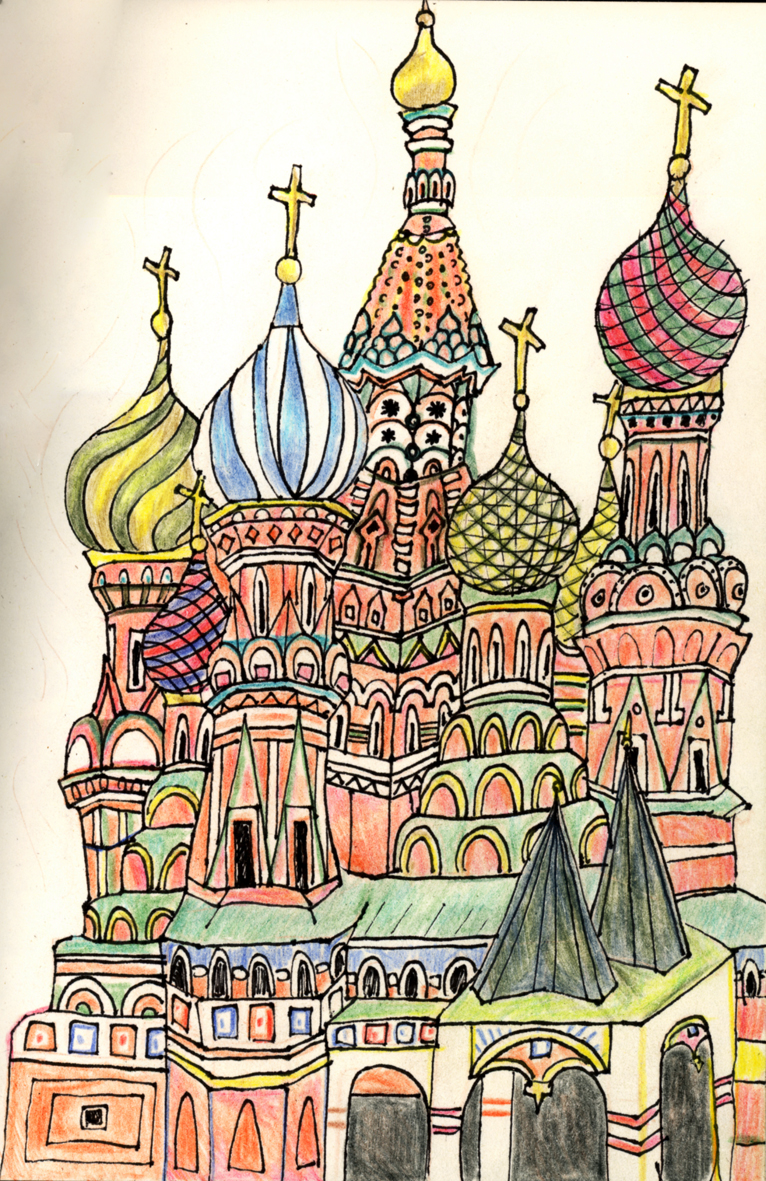 saint basils cathedral coloring pages - photo #34