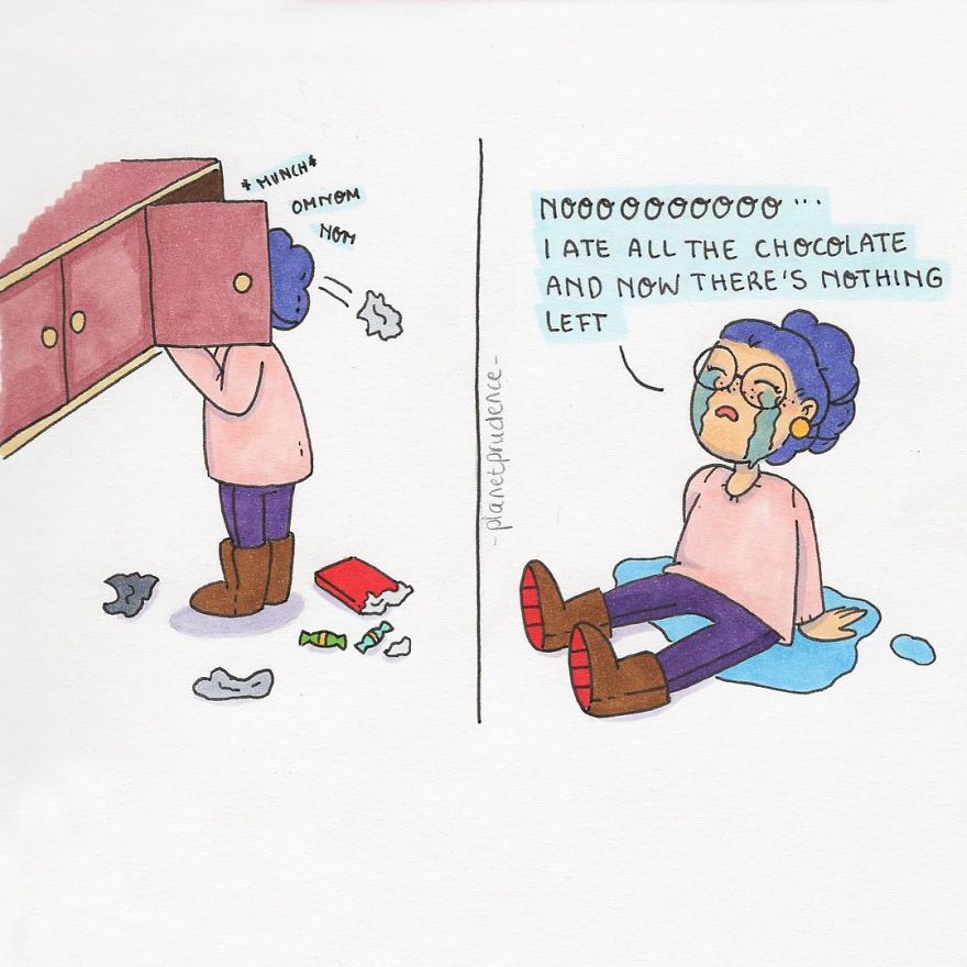 28 Hilarious Illustrations About Women's Everyday Problems