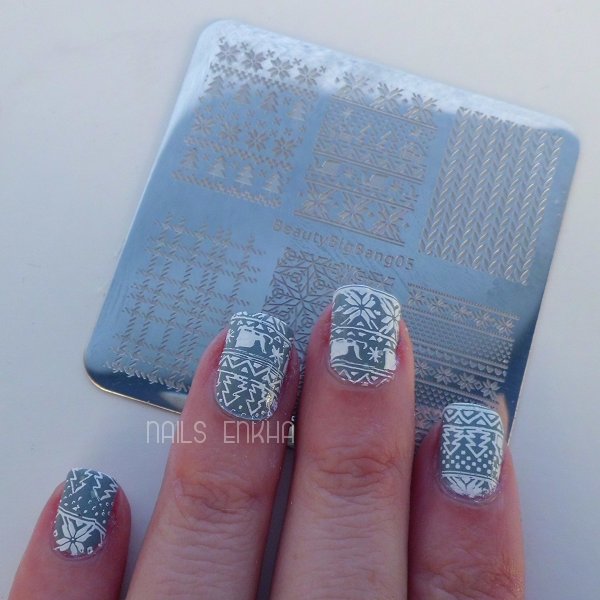 Xmas Winter Nail Stamping Plate SKU:J3141TM-5A