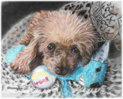 Dog portrait painting in pastel, pet portrait commission pet portraits pastel paintings custom dog portrait