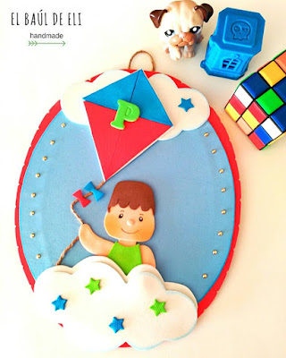 Cartel infantil niño en goma eva cartel infantil, niño, goma eva