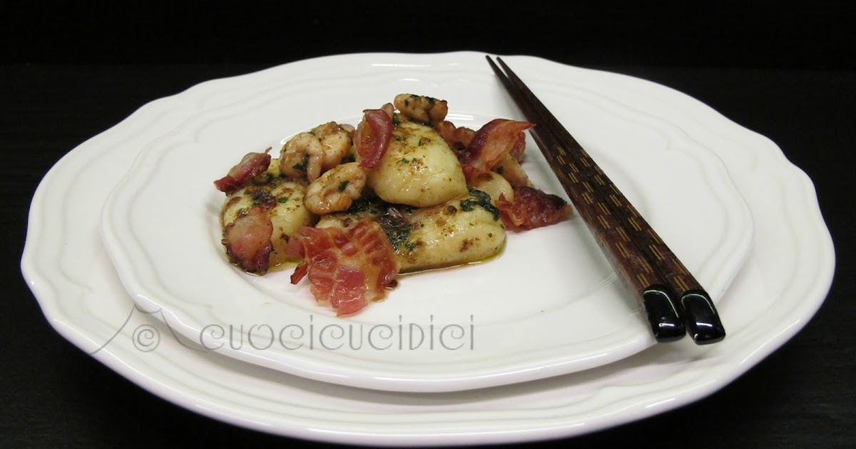 cuocicucidici GNOCCHI DI PATATE RIPIENI DI BISQUE DI GAMBERI CON
