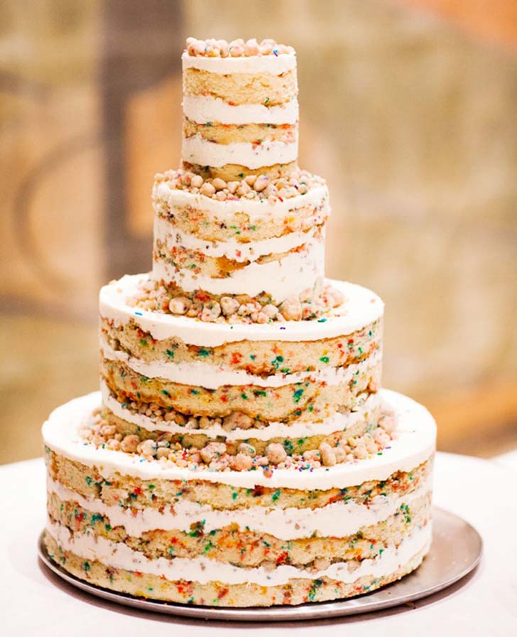 Funfetti Wedding Cake