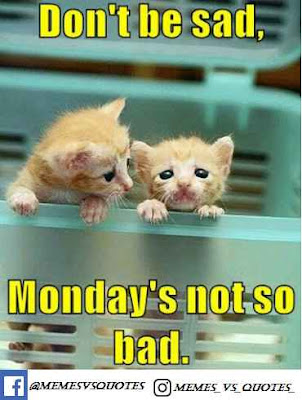 Don't be sad Monday's not so bad