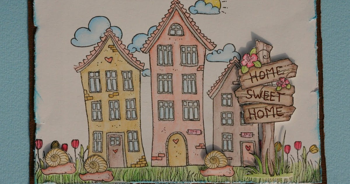 Judith's Papierwerkstatt: Karte zum neuen Haus