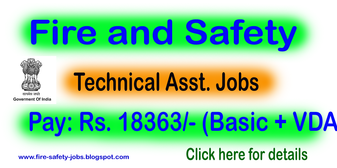 Fire and Safety Technical Assistant Jobs
