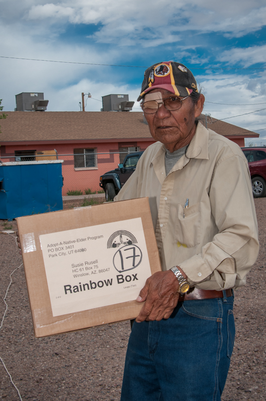 AdoptANativeElder Blog Food Run Report Leupp 4/26/12
