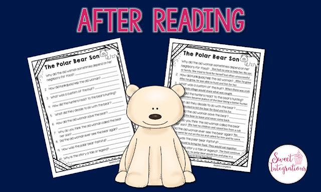 This post is about using mentor text to learn about folktales from other cultures. The Polar Bear Son is a beautiful tale that I've used as an example. Freebie included.