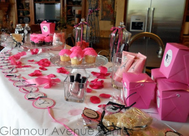 Glamour Avenue Parties the Blog.: Sophisticated Tween Birthday with Spa ...