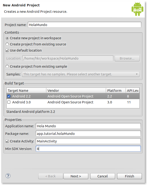 configuracion proyecto Android configuracion proyecto Android