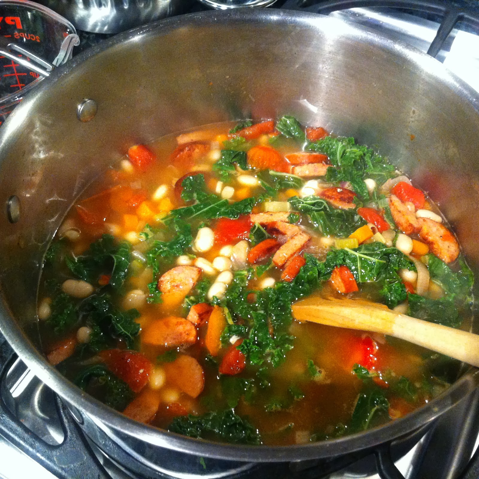 Lekker & Liquor Lekker Andouille & Kale White Bean Stew