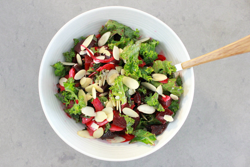 Roasted Beet and Kale Salad Recipe